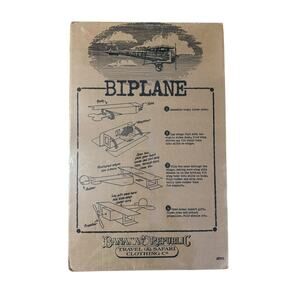 Banana Republic Biplane 3D Gift Box Take Off in Vintage Style